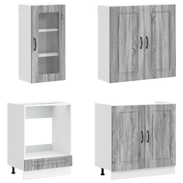 Кухненски единица KALMAR 8 pcs Сив Сонома Инженерна дървесина