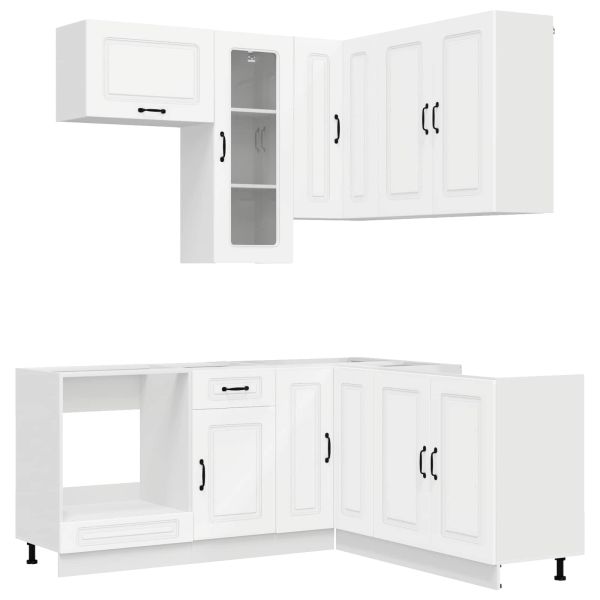 Кухненски единица KALMAR 8 pcs Бяло Инженерна дървесина