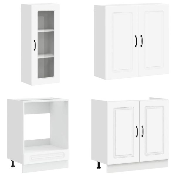 Кухненски единица KALMAR 8 pcs Бяло Инженерна дървесина