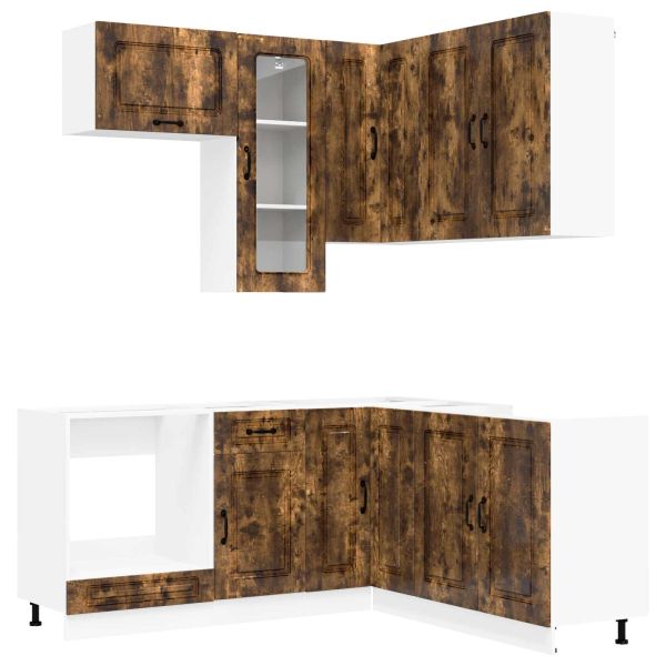 Кухненски единица KALMAR 8 pcs Опушен дъб Инженерна дървесина