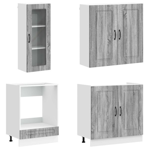 Кухненски единица KALMAR 8 pcs Сив Сонома Инженерна дървесина