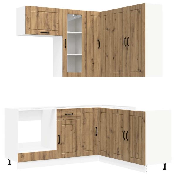Кухненски единица LUCCA 8 pcs Дъб артизан Инженерна дървесина