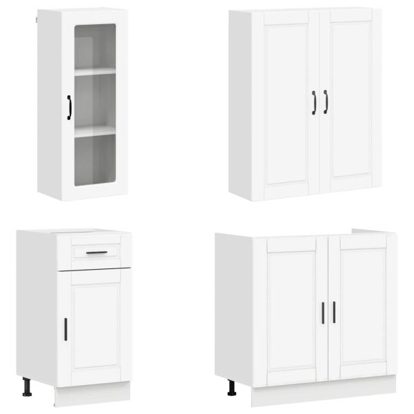 Кухненски единица PORTO 8 pcs Бяло Инженерна дървесина