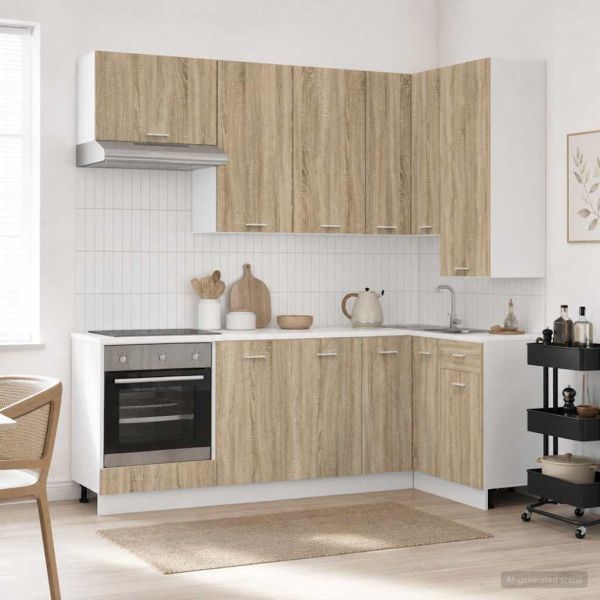 Кухненски единица LYON 8 pcs Дъб сонома Инженерна дървесина