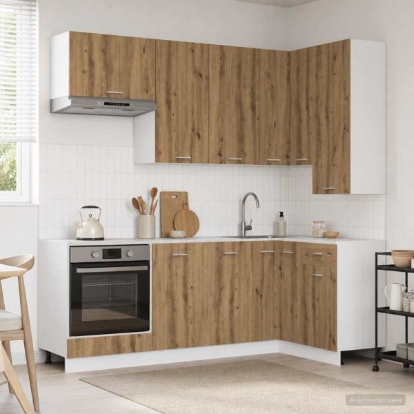 Кухненски единица LYON 8 pcs Дъб артизан Инженерна дървесина