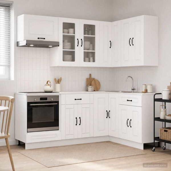 Кухненски единица KALMAR 8 pcs Бяло Инженерна дървесина