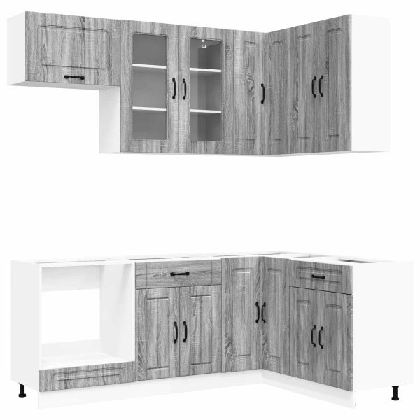 Кухненски единица KALMAR 8 pcs Сив Сонома Инженерна дървесина