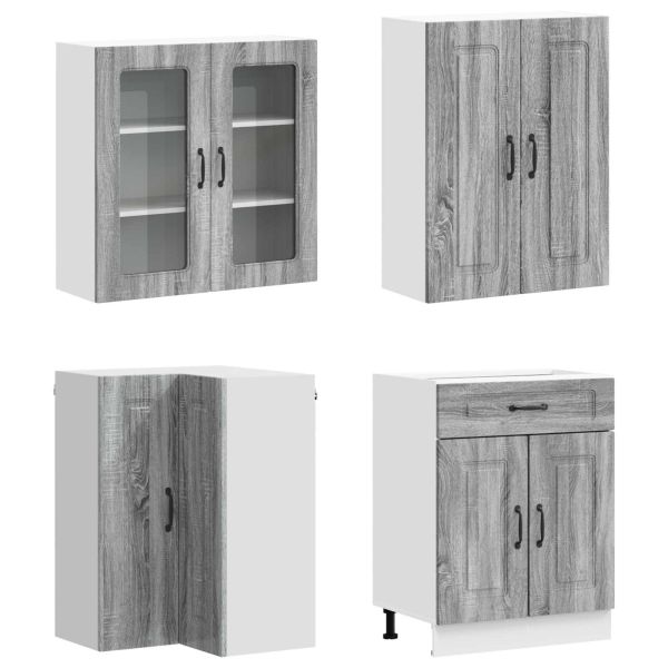 Кухненски единица KALMAR 8 pcs Сив Сонома Инженерна дървесина