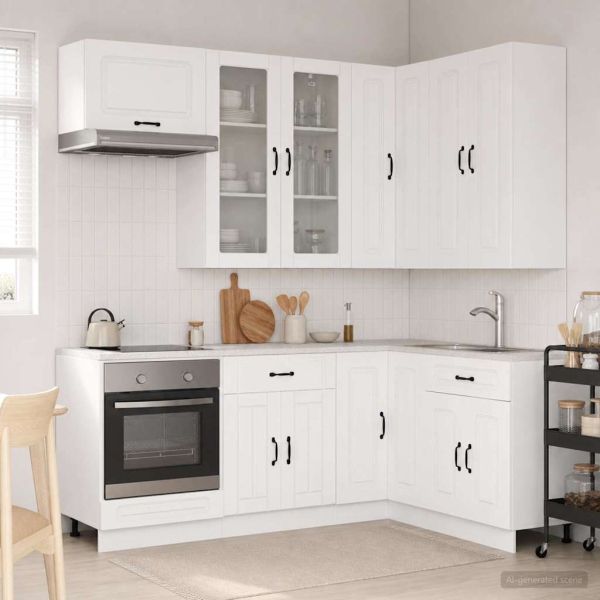 Кухненски единица KALMAR 8 pcs Бяло Инженерна дървесина