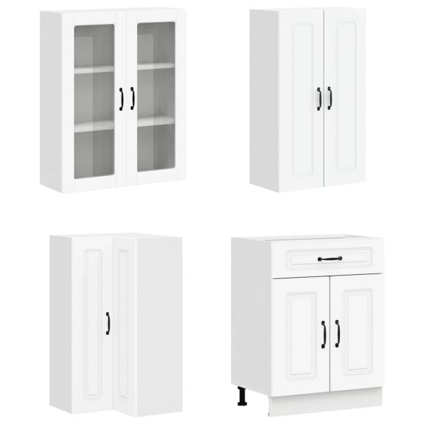 Кухненски единица KALMAR 8 pcs Бяло Инженерна дървесина