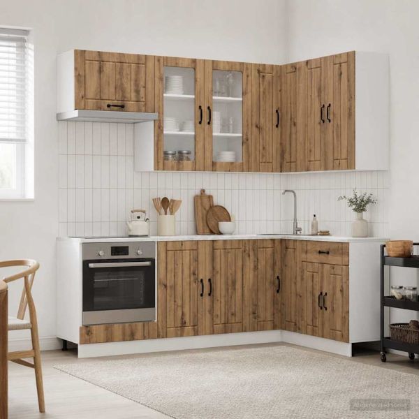 Кухненски единица LUCCA 8 pcs Дъб артизан Инженерна дървесина