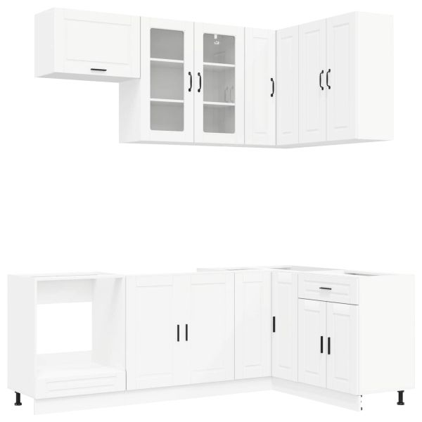 Кухненски единица PORTO 8 pcs Бяло Инженерна дървесина