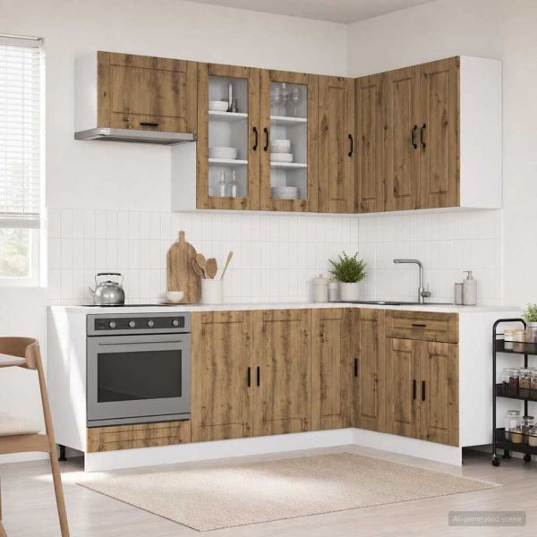 Кухненски единица PORTO 8 pcs Дъб артизан Инженерна дървесина