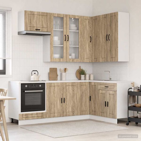 Кухненски единица PORTO 8 pcs Дъб сонома Инженерна дървесина