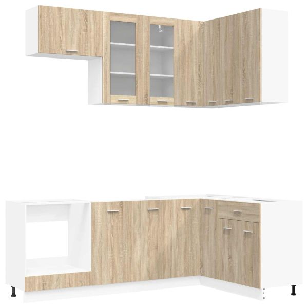 Кухненски единица LYON 8 pcs Дъб сонома Инженерна дървесина