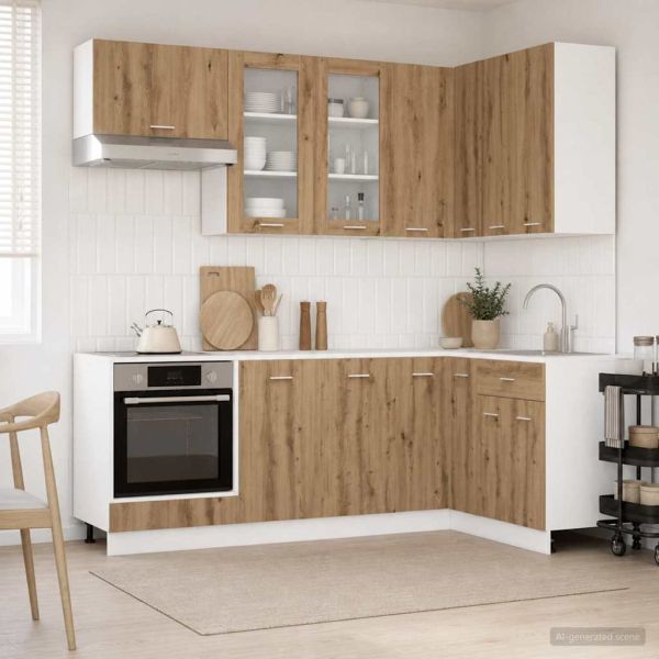 Кухненски единица LYON 8 pcs Дъб артизан Инженерна дървесина