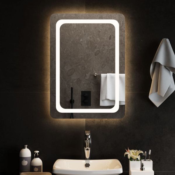 LED огледало за баня, 50x70 см
