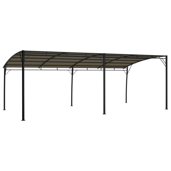 Градинска тента сенник, 6x3x2,55 м, таупе