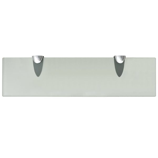Подвижни рафтове, 2 бр, стъкло, 40x10 см, 8 мм