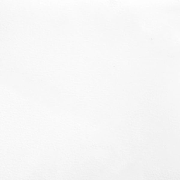 Горна табла с уши, бяла, 183x16x118/128 см, изкуствена кожа