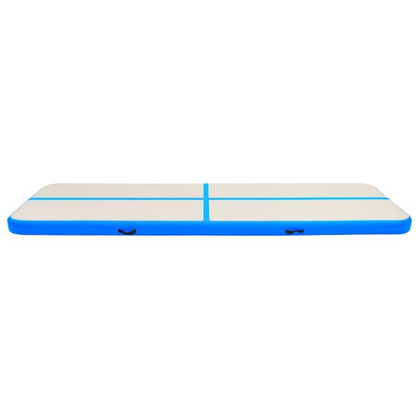 Надуваем дюшек за гимнастика с помпа, 700x100x20 см, PVC, син