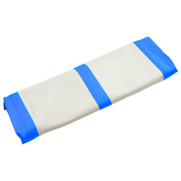Надуваем дюшек за гимнастика с помпа, 700x100x20 см, PVC, син