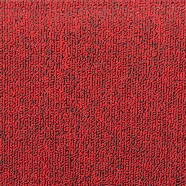 Изтривалки за стълби, 15 бр., 65x24x4 см, червени, полукръгли, големи