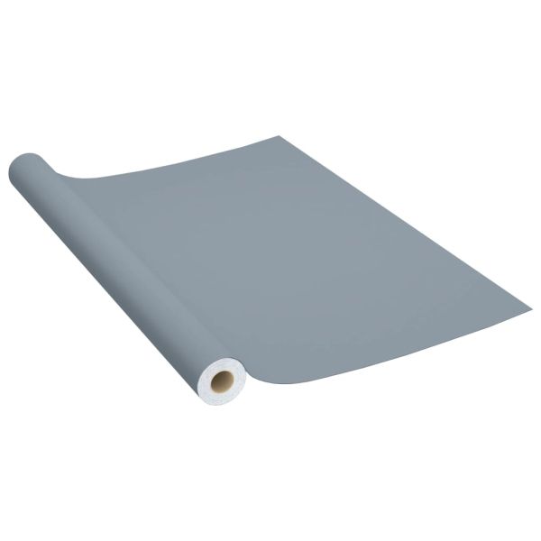 Самозалепващо фолио за мебели, сиво, 500х90 см, PVC