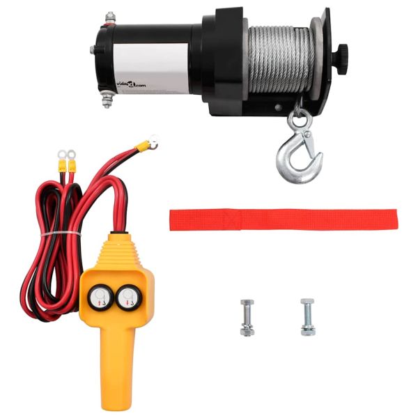 Електрическа лебедка, капацитет 907 кг, 12 V