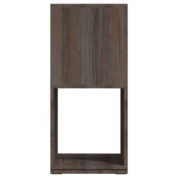 Въртящ се шкаф сив дъб сонома 34,5x34,5x75,5 см инженерно дърво