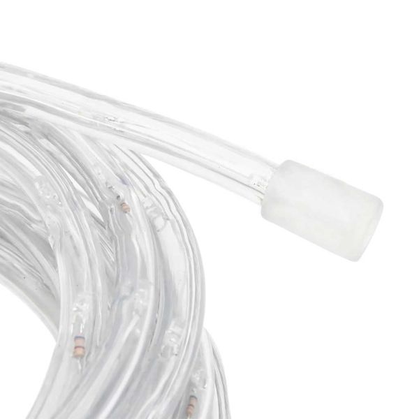 Светещ маркуч с 240 светодиода многоцветен 10 м PVC