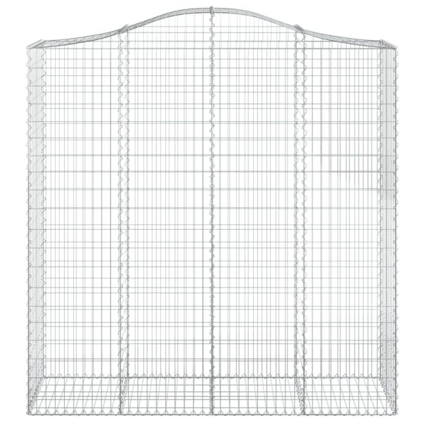 Дъговидна габионна кошница 200x50x200/220 см поцинковано желязо