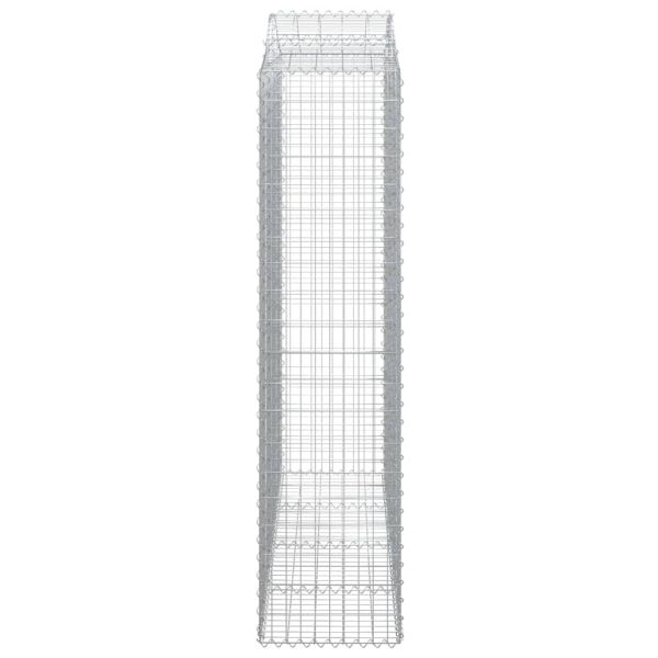 Дъговидна габионна кошница 200x50x200/220 см поцинковано желязо