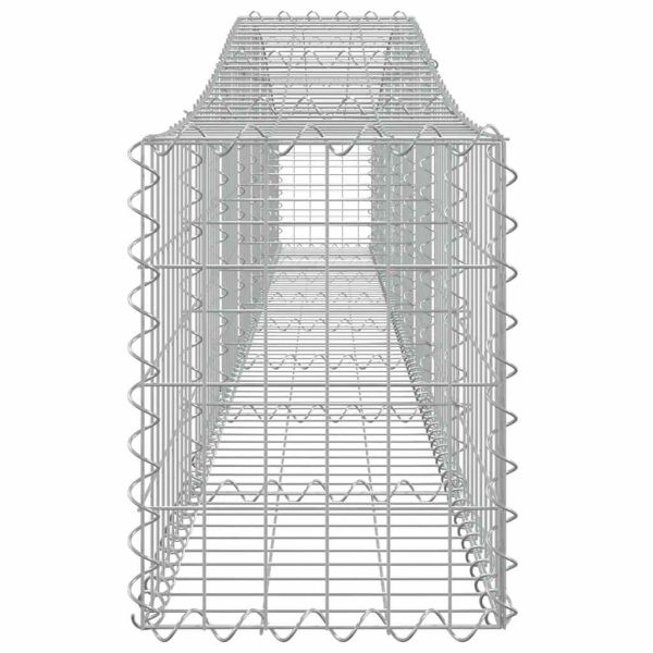 Дъговидна габионна кошница 400x30x40/60 см поцинковано желязо