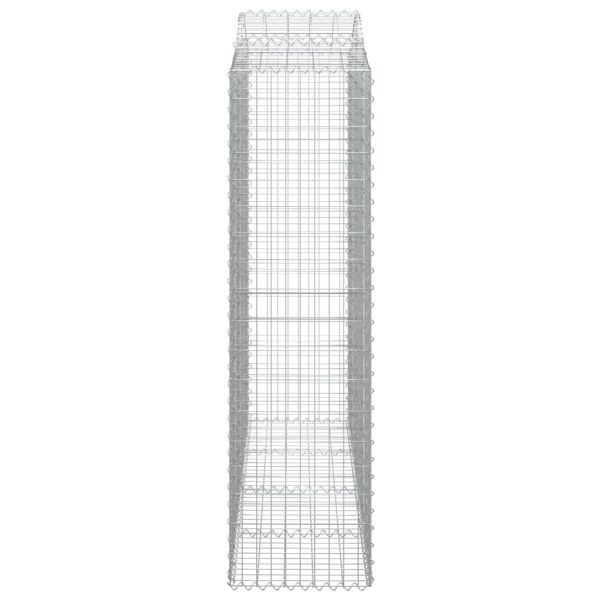 Дъговидна габионна кошница 200x50x180/200 см поцинковано желязо