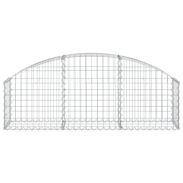 Дъговидна габионна кошница 150x30x40/60 см поцинковано желязо