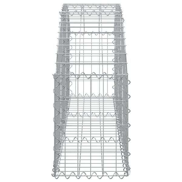 Дъговидна габионна кошница 150x30x40/60 см поцинковано желязо