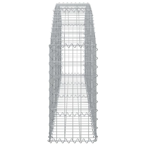 Дъговидна габионна кошница 200x30x60/80 см поцинковано желязо