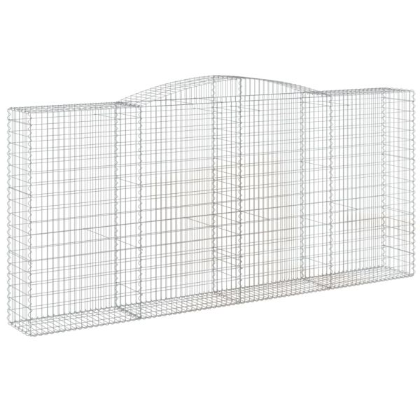 Дъговидна габионна кошница 400x50x180/200 см поцинковано желязо