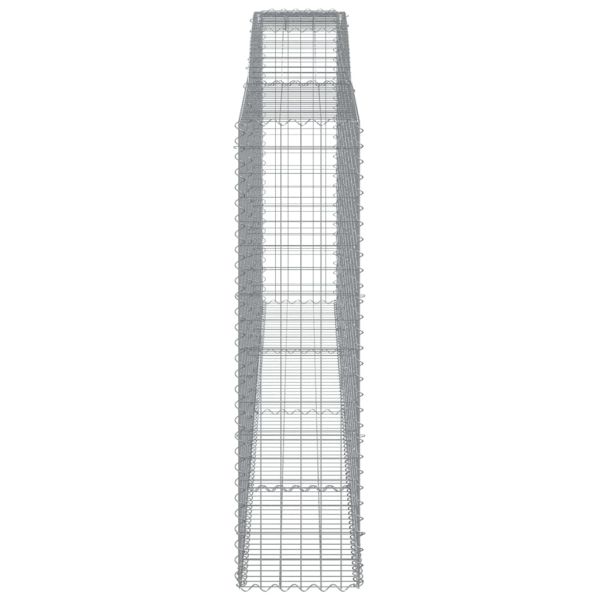 Дъговидна габионна кошница 400x50x180/200 см поцинковано желязо