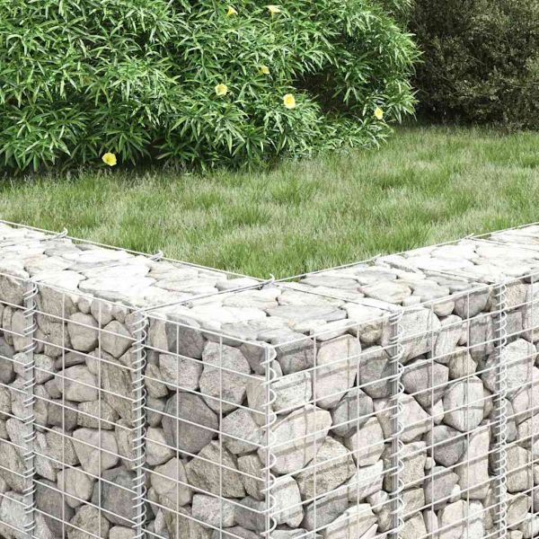 Габиони повдигнати лехи, 3 бр, 30x30x150 см, желязо