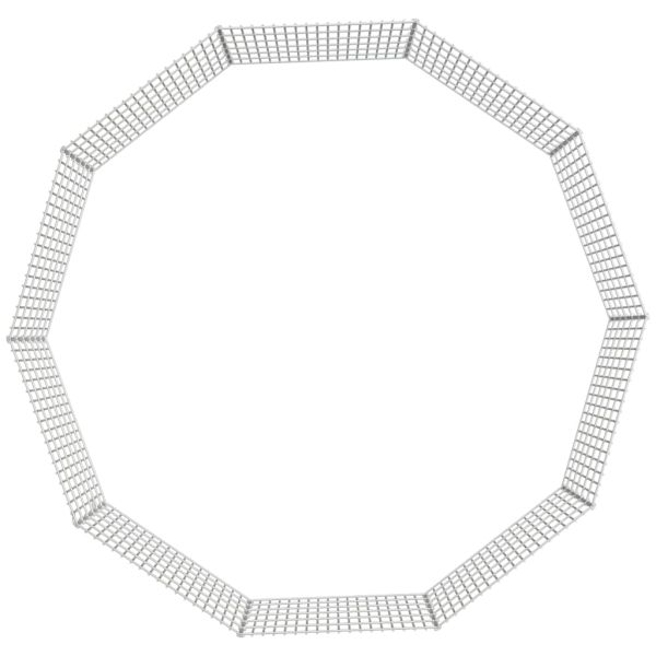 Ограждение за свободно отглеждане на животни 10-панела 54x60 см