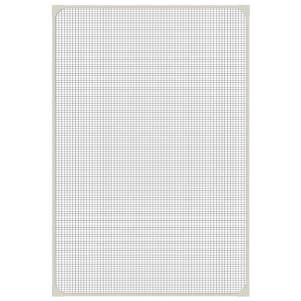 Магнитна мрежа против насекоми за прозорци, бяла, 80x120 см