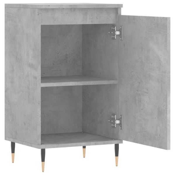 Бюфети 2 бр бетонно сив 40x35x70 см инженерно дърво