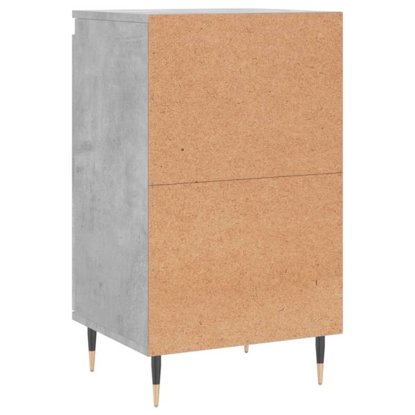 Бюфети 2 бр бетонно сив 40x35x70 см инженерно дърво