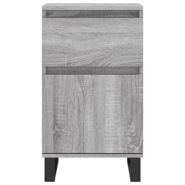 Бюфети 2 бр сив сонома 40x35x70 см инженерно дърво