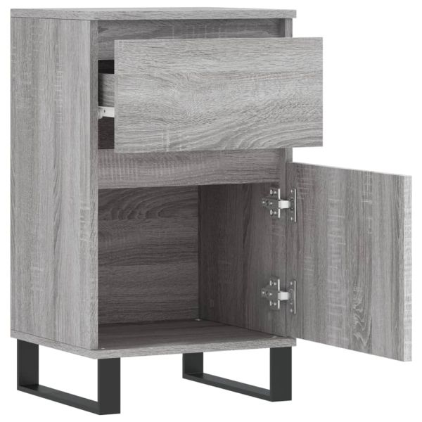 Бюфети 2 бр сив сонома 40x35x70 см инженерно дърво