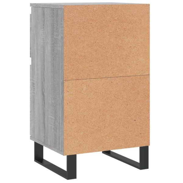 Бюфети 2 бр сив сонома 40x35x70 см инженерно дърво