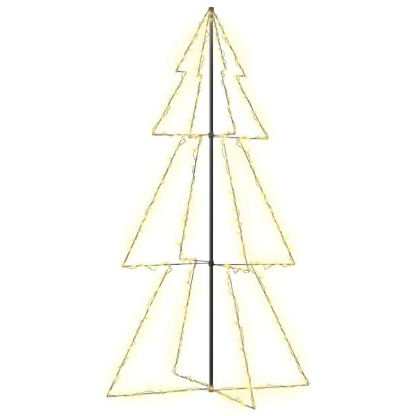 Коледна елха конус, 300 LED, за закрито и открито, 120x220 см