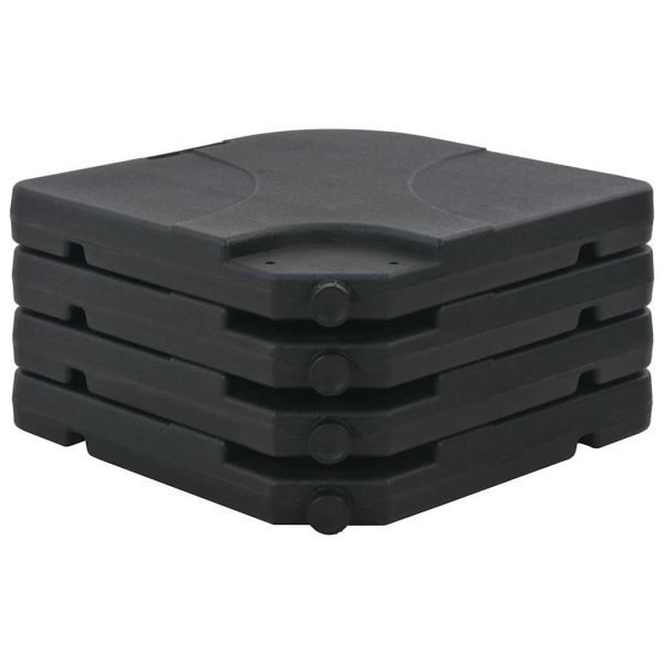 Градински чадър, с преносима основа, антрацит